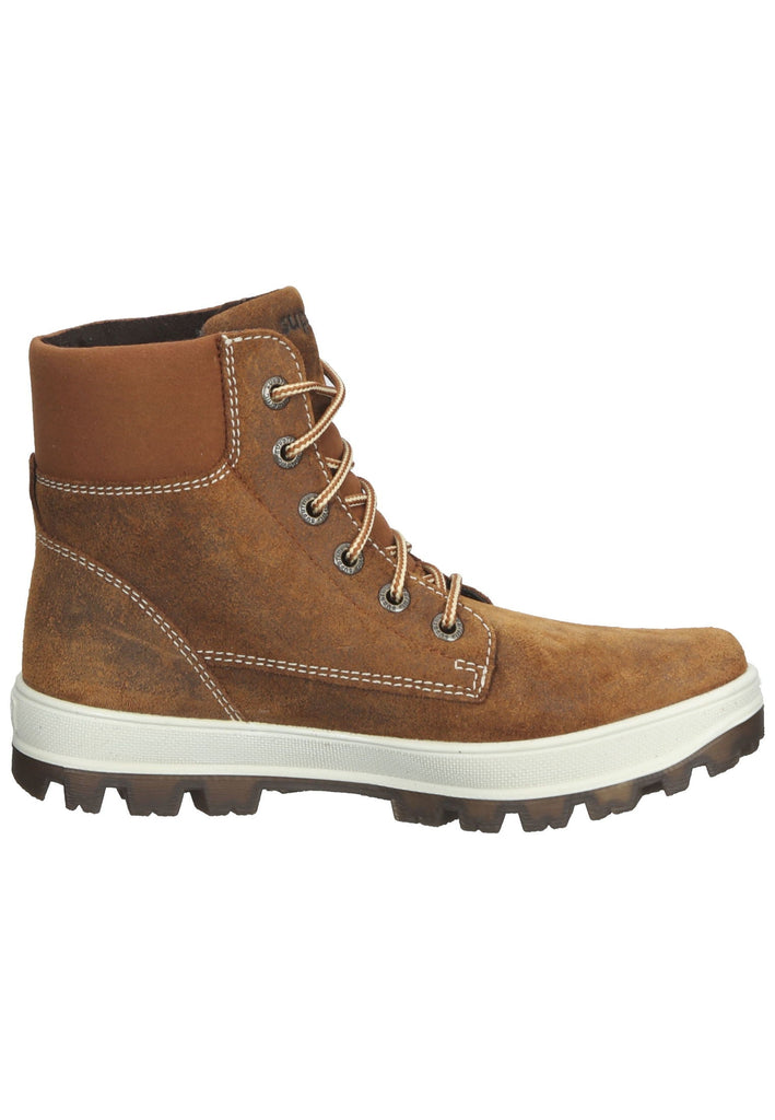 Superfit Stiefelette Veloursleder Braun Warmfutter