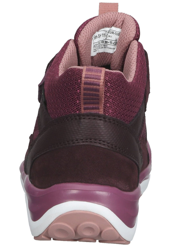 Superfit Stiefelette Veloursleder Rot/Pink