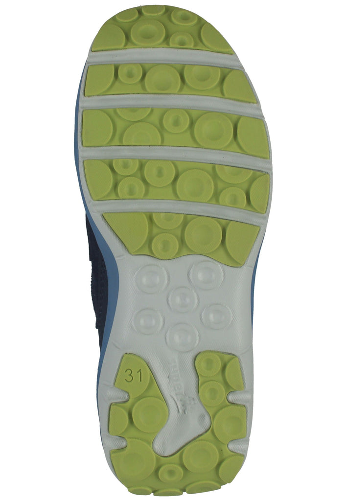 Superfit Stiefelette Veloursleder/Synthetik Blau/Grün