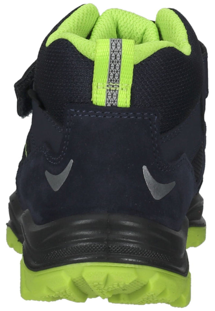 Superfit Stiefelette Veloursleder/Synthetik Blau/Grün