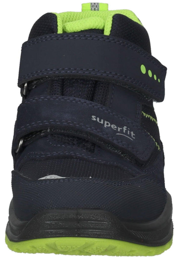 Superfit Stiefelette Veloursleder/Synthetik Blau/Grün