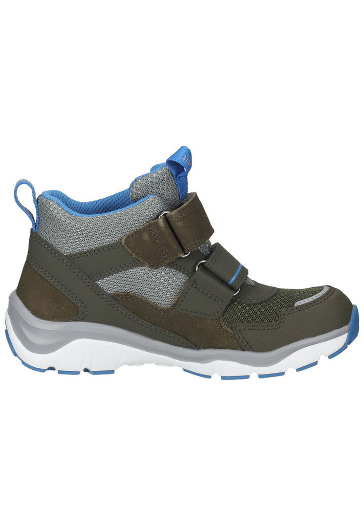 Superfit Stiefelette Veloursleder/Synthetik Grün/Blau