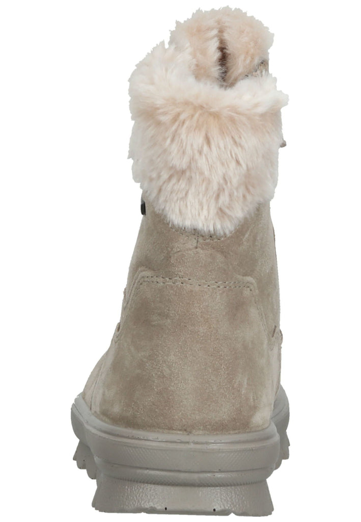 Superfit Stiefelette Veloursleder/Textil Beige Warmfutter