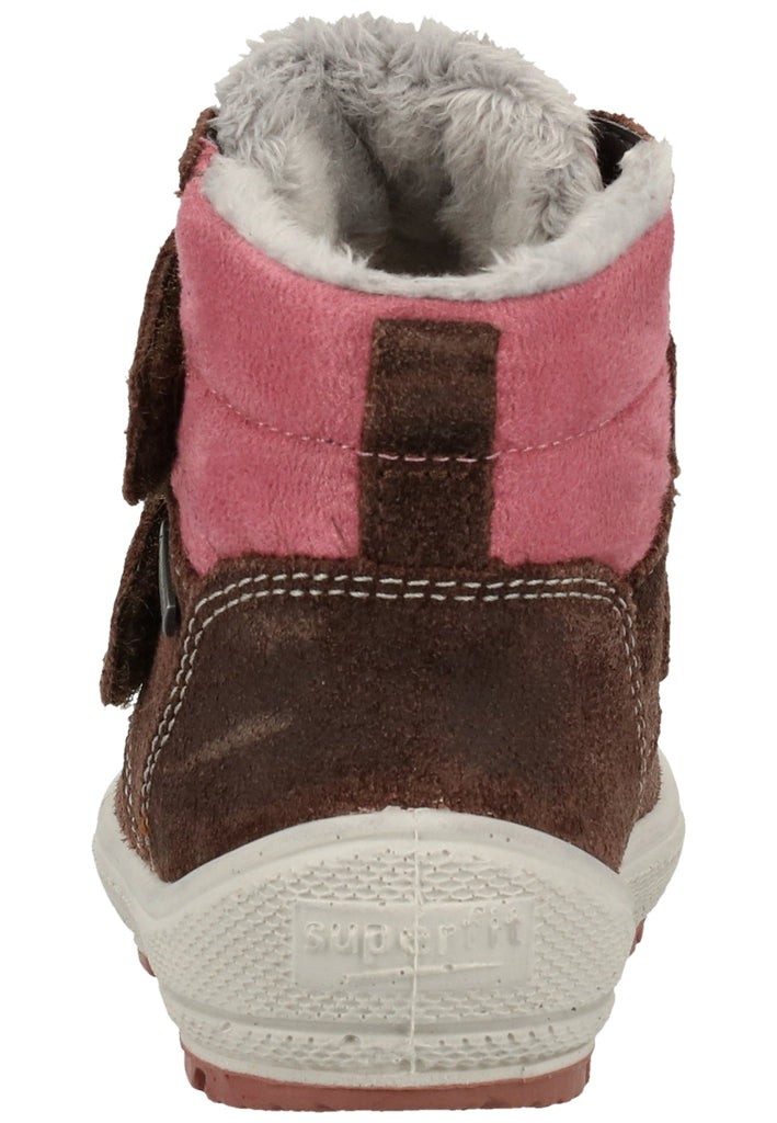 Superfit Stiefelette Veloursleder/Textil Lila