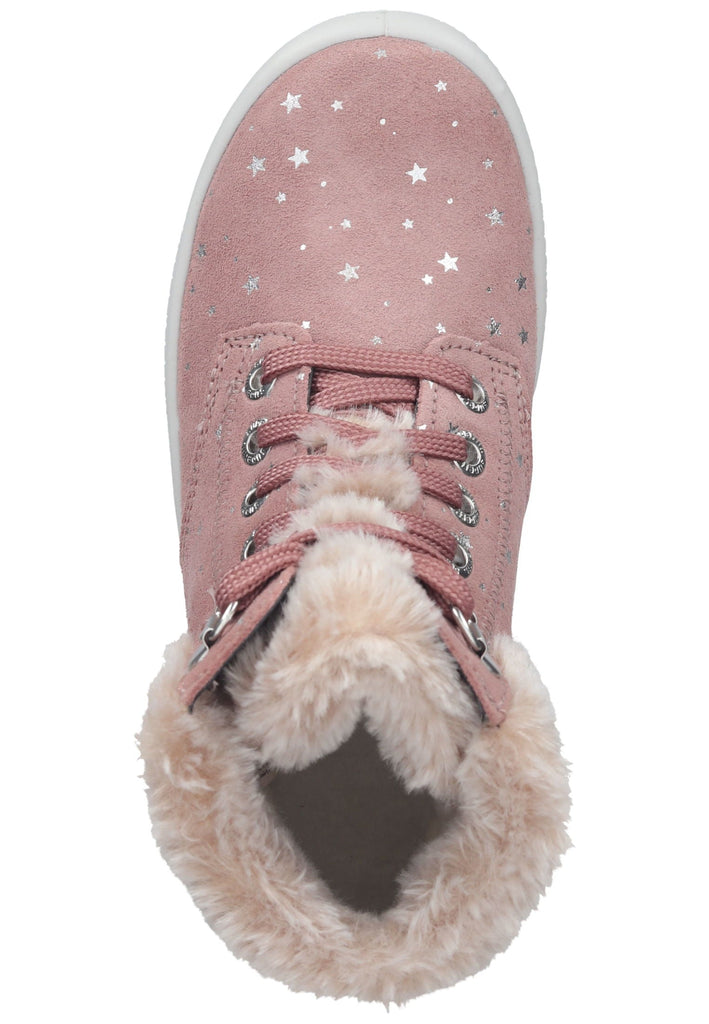 Superfit Stiefelette Veloursleder/Textil Rosa Warmfutter