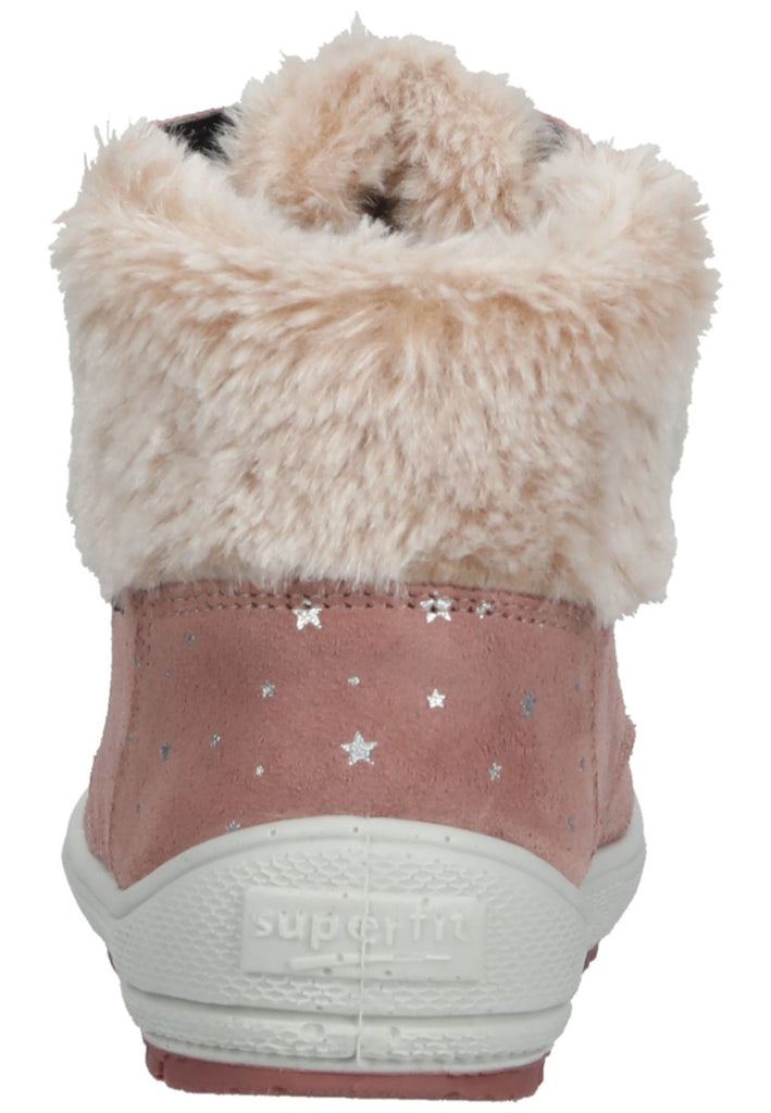 Superfit Stiefelette Veloursleder/Textil Rosa Warmfutter