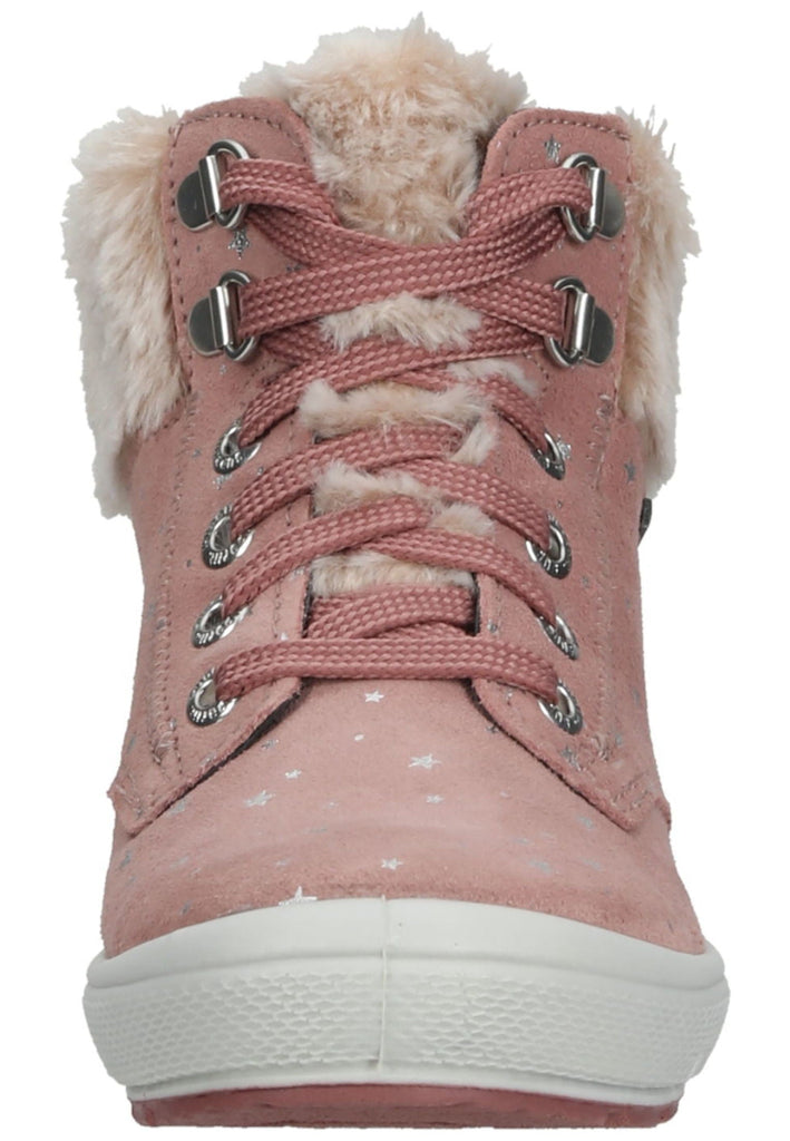 Superfit Stiefelette Veloursleder/Textil Rosa Warmfutter