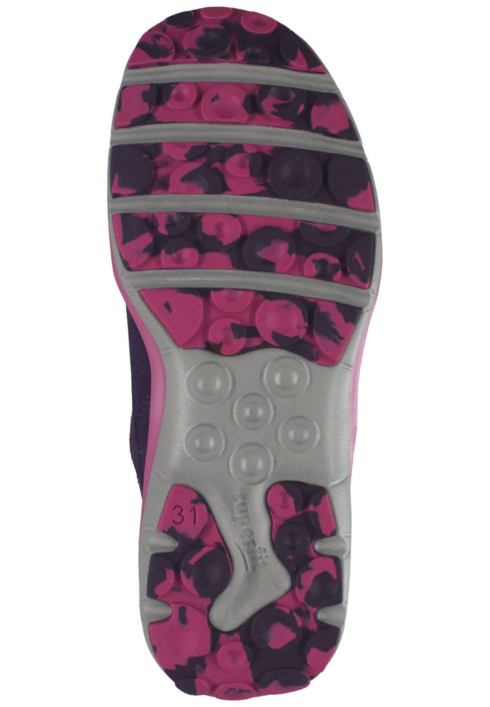 Superfit Stiefelette Veloursleder Violett/Rosa