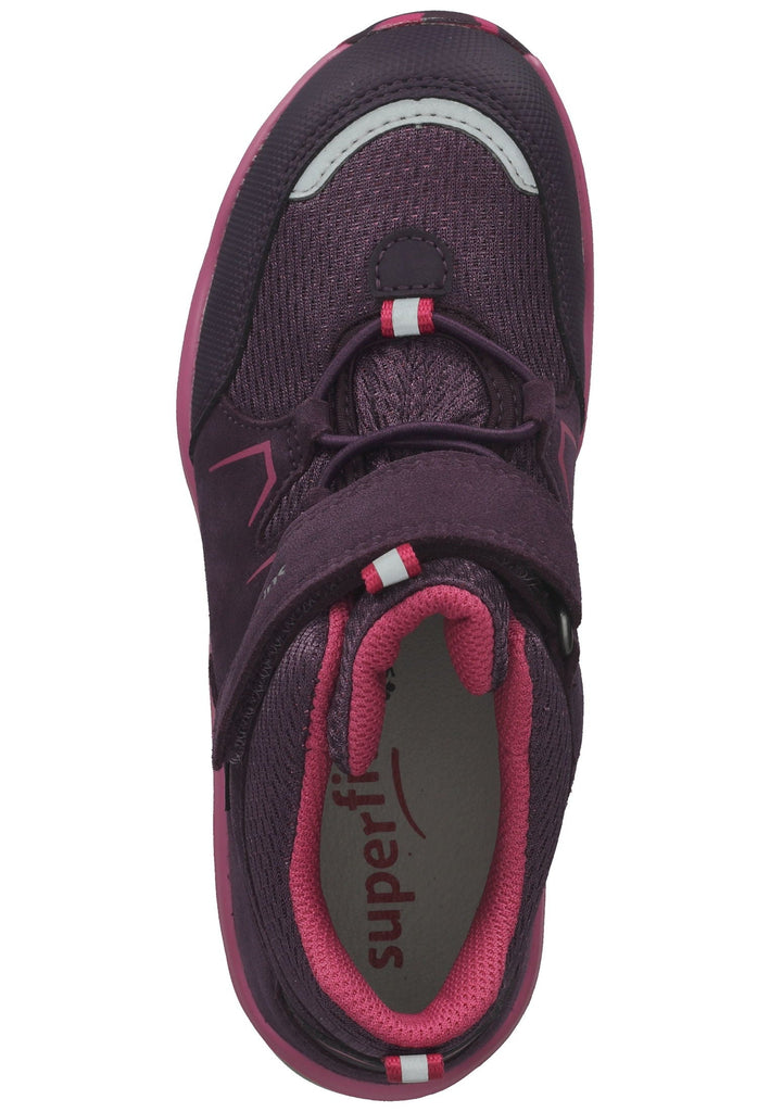 Superfit Stiefelette Veloursleder Violett/Rosa