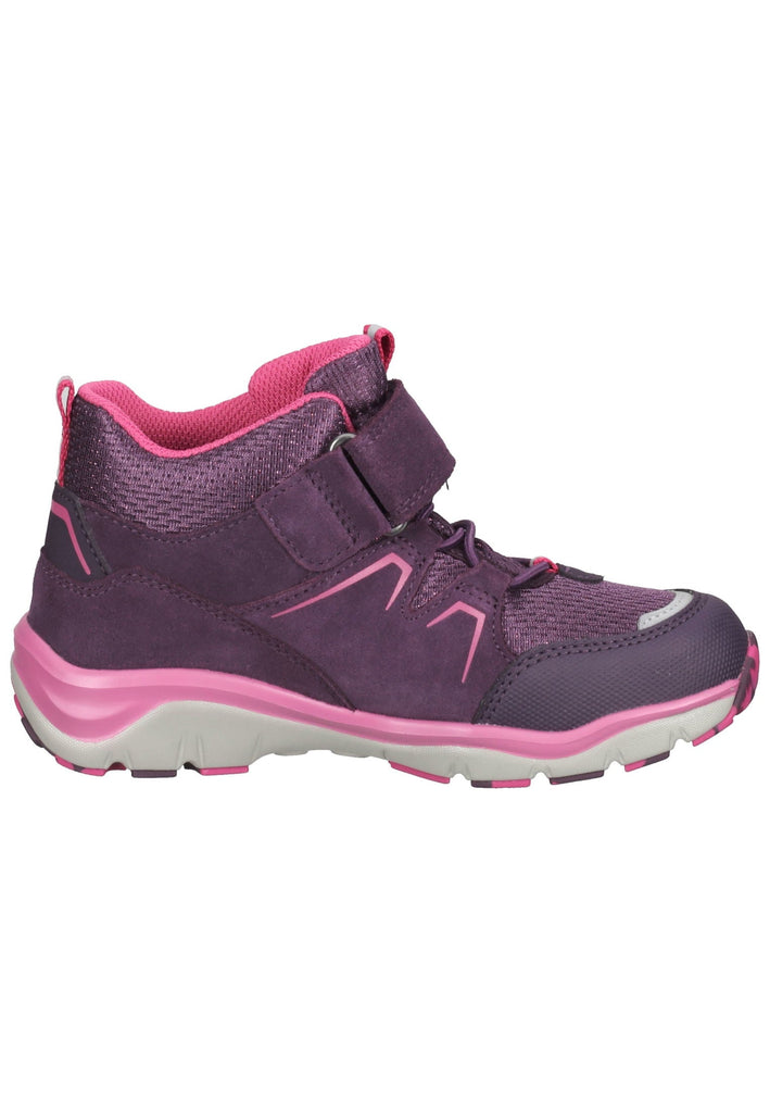 Superfit Stiefelette Veloursleder Violett/Rosa