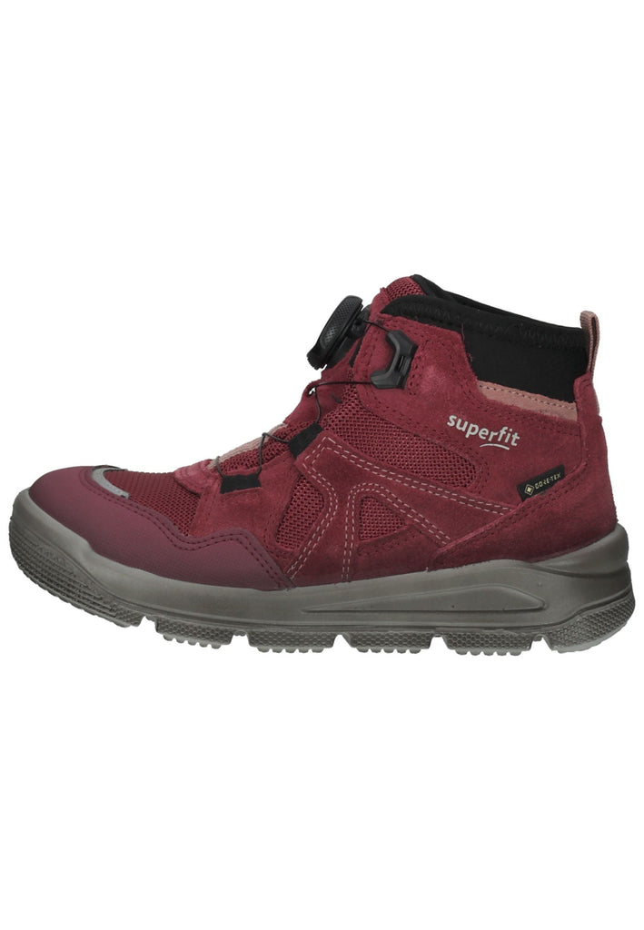 Stiefeletten Superfit Stiefelette Lederimitat/Textil Rosa