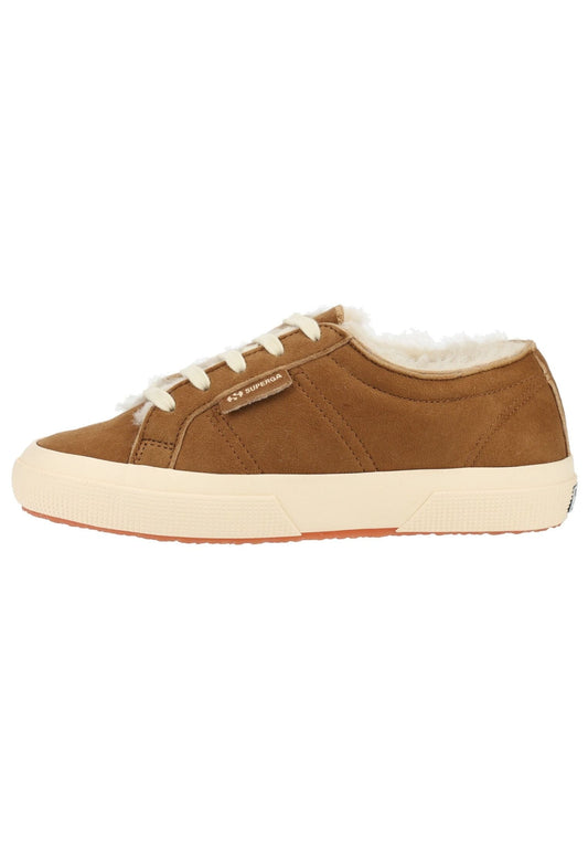 Superga Sneaker Leder Braun Warmfutter