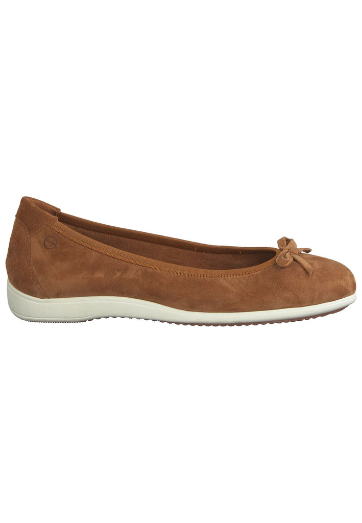 Tamaris Ballerinas Leder Braun