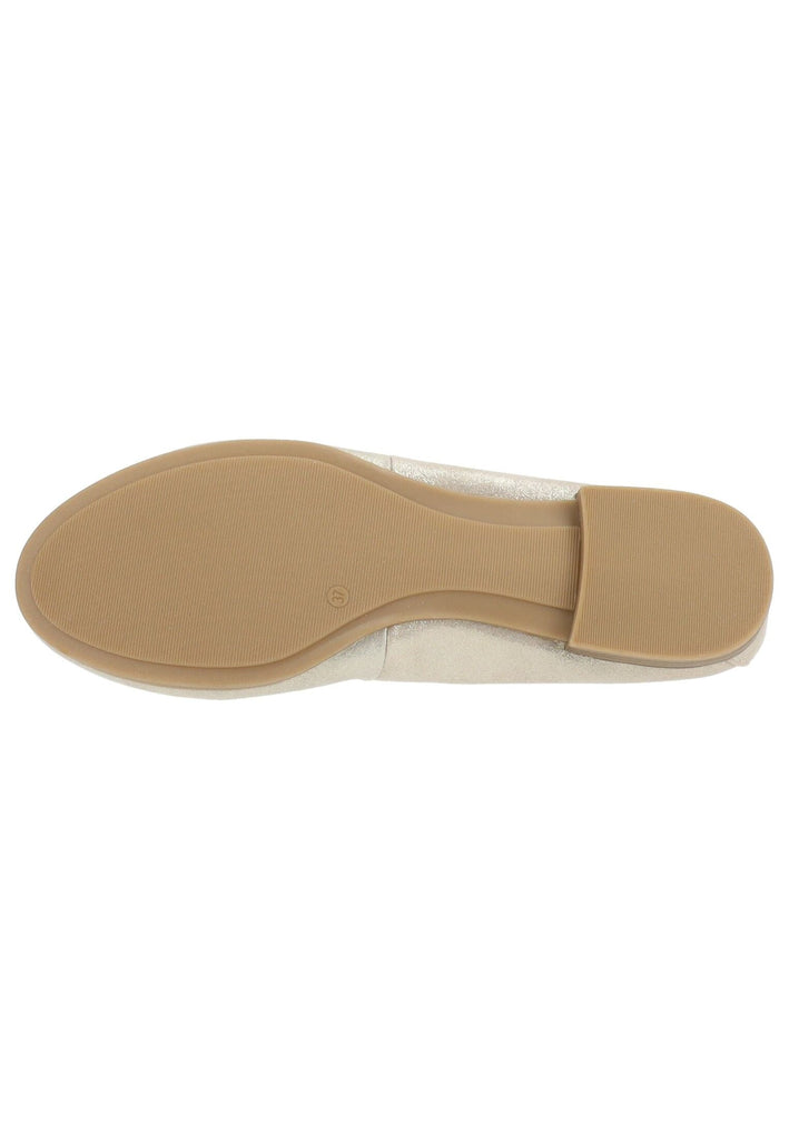 Tamaris Ballerinas Leder Champagne