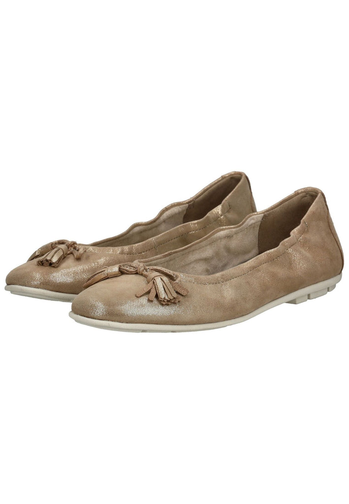 Tamaris Ballerinas Leder Hellgold
