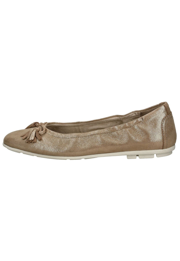 Tamaris Ballerinas Leder Hellgold