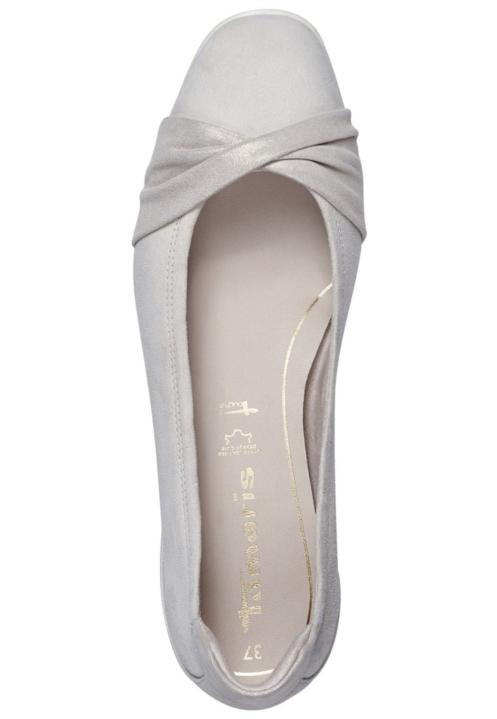 Tamaris Ballerinas Leder Ivory