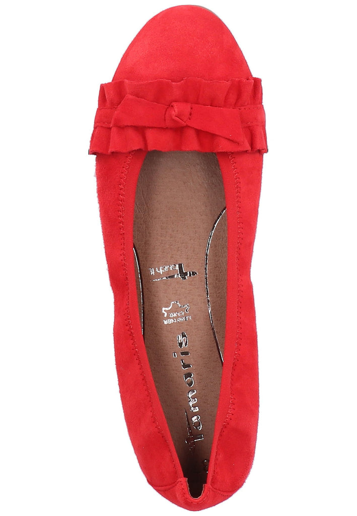 Tamaris Ballerinas Leder Rot