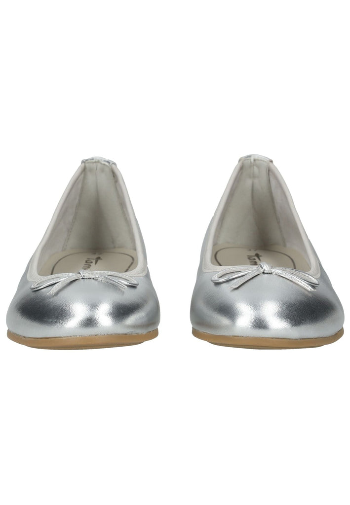 Tamaris Ballerinas Leder Silber