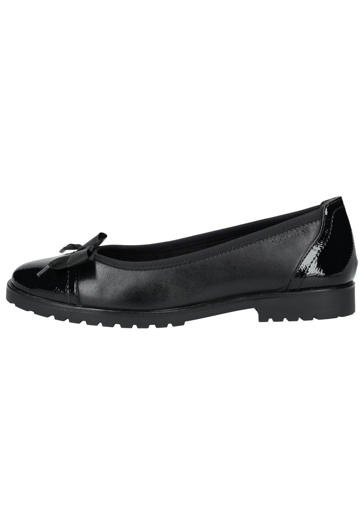 Tamaris Ballerinas Leder/Synthetik Schwarz