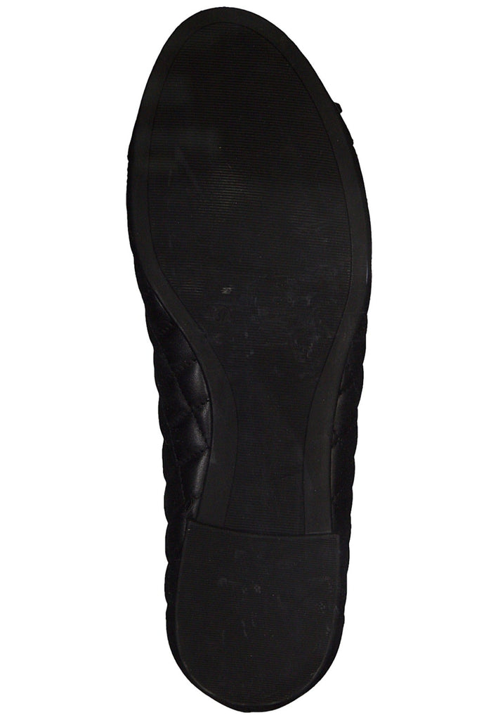 Tamaris Ballerinas Leder/Synthetik Schwarz