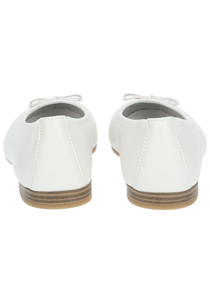 Tamaris Ballerinas Leder Weiß