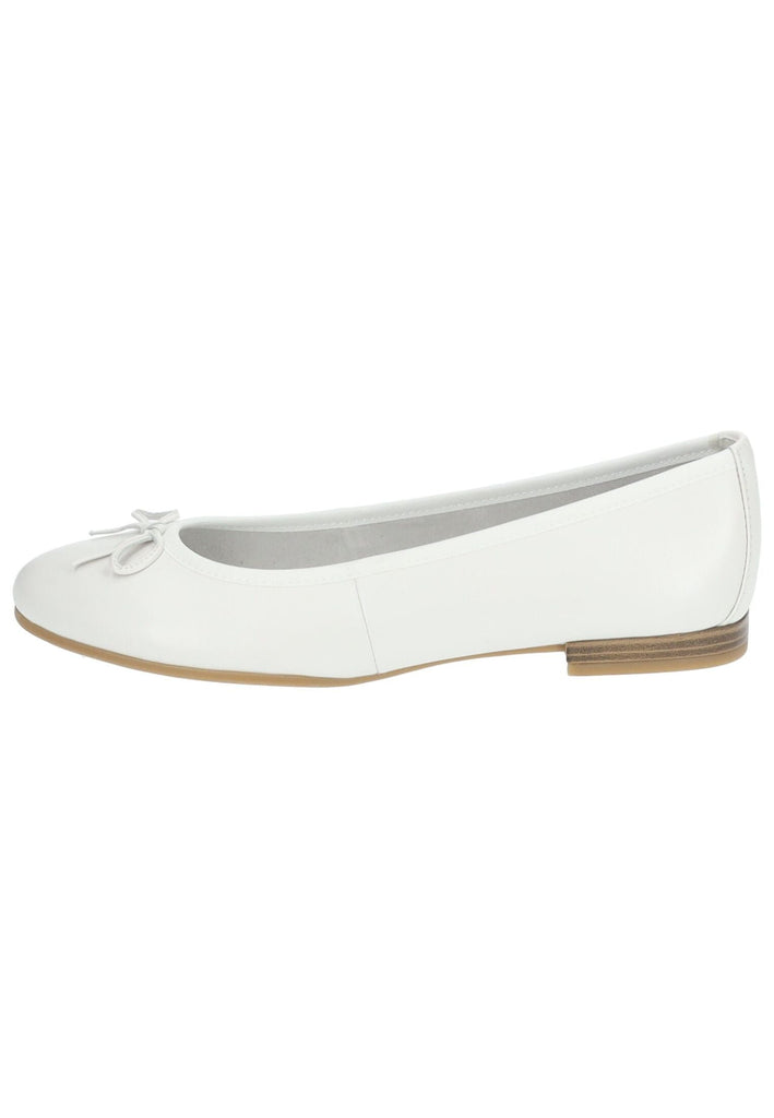 Tamaris Ballerinas Leder Weiß