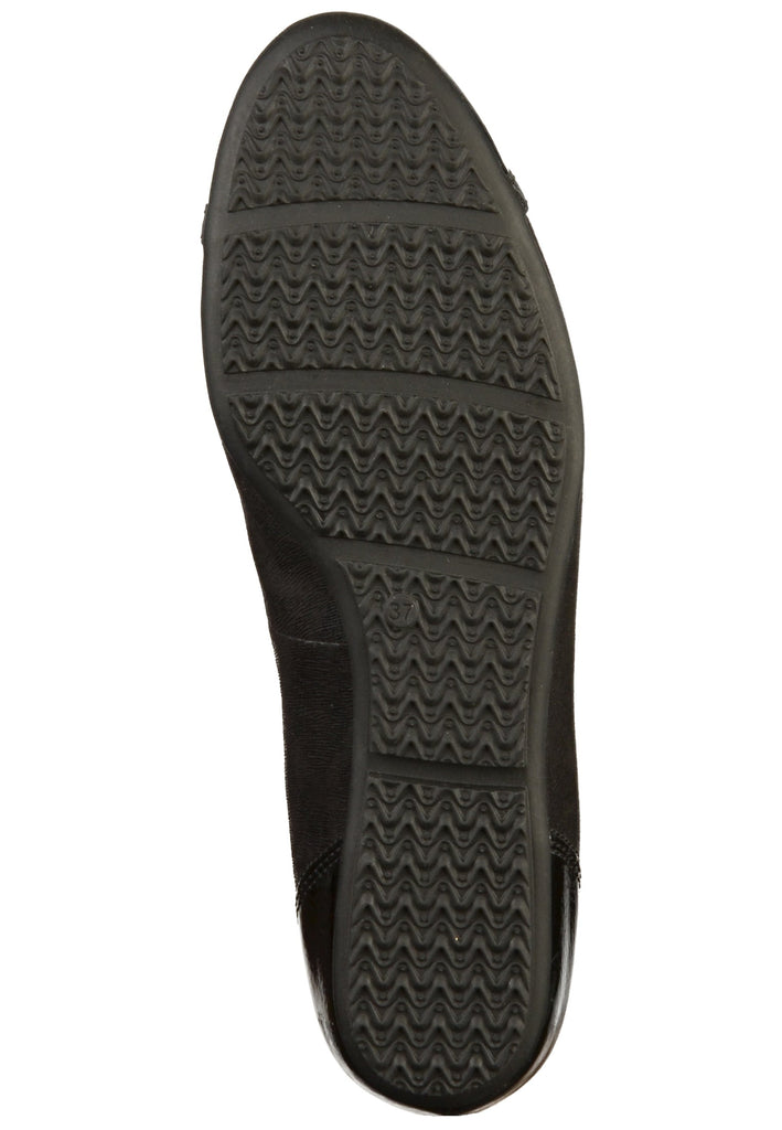 Tamaris Ballerinas Lederimitat/Textil Schwarz