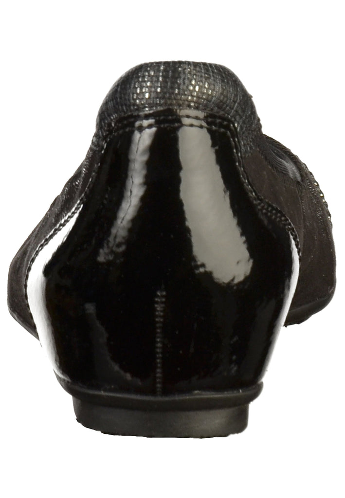 Tamaris Ballerinas Lederimitat/Textil Schwarz