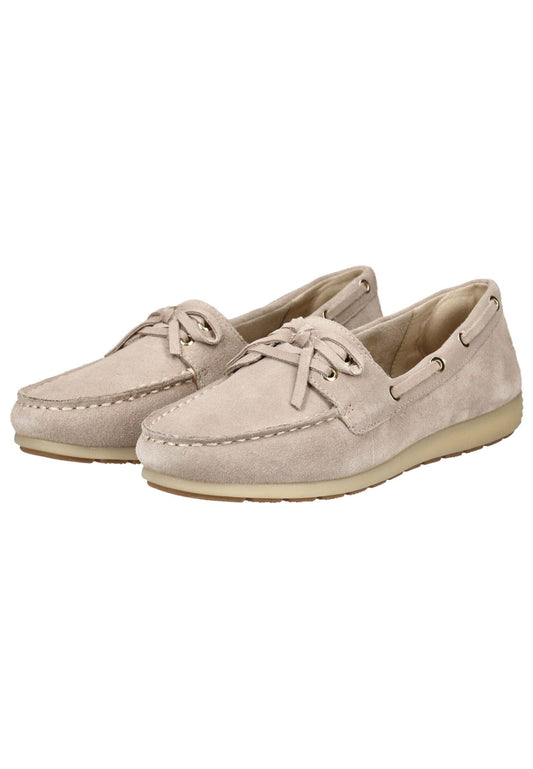 Tamaris Comfort Halbschuhe Leder Beige