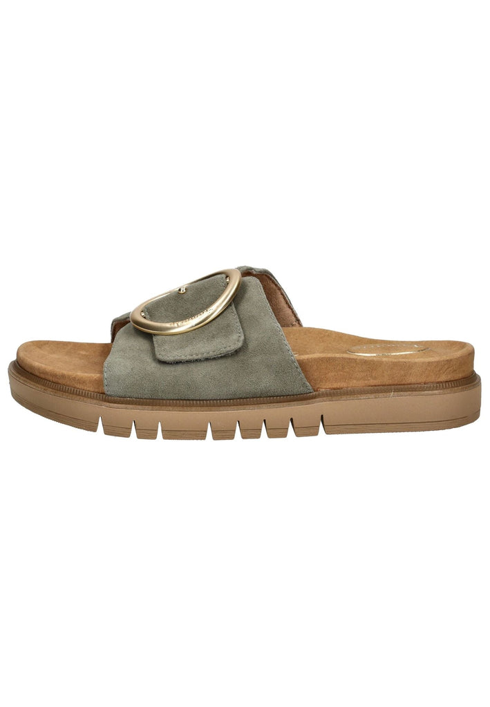 Tamaris Comfort Pantoletten Leder Sage