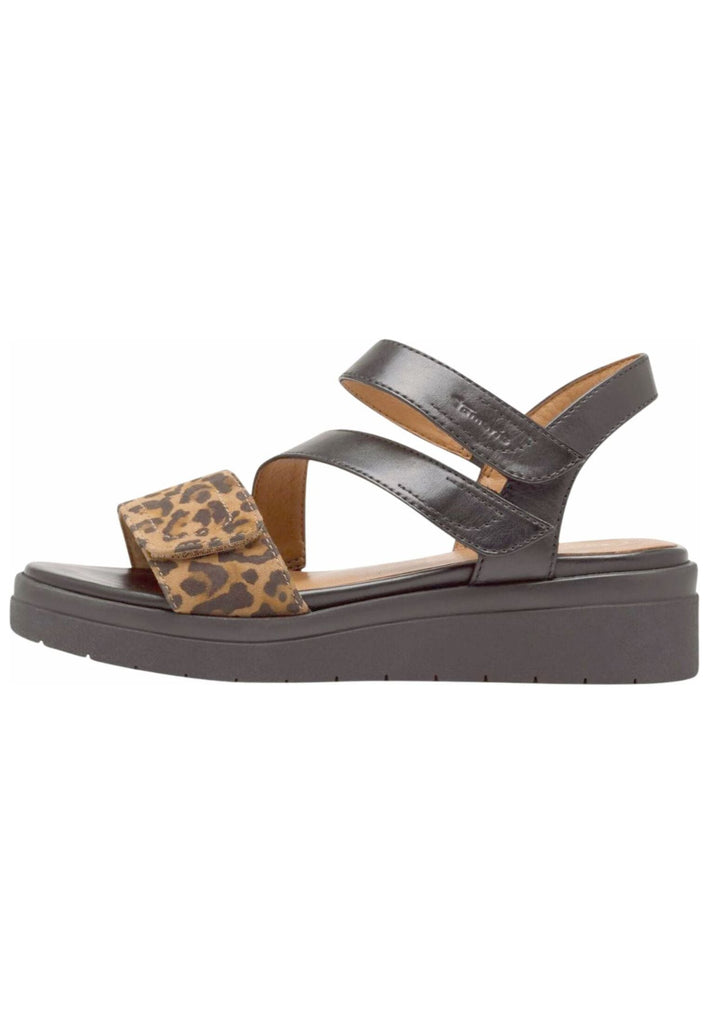 Tamaris Comfort Sandalen Leder Schwarz