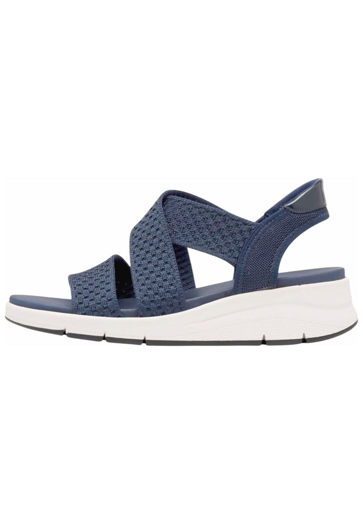 Tamaris Comfort Sandalen Lederimitat/Textil Navy