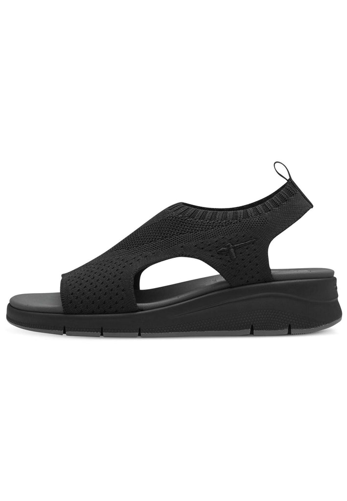 Sandalen Tamaris Comfort Sandalen Textil Schwarz