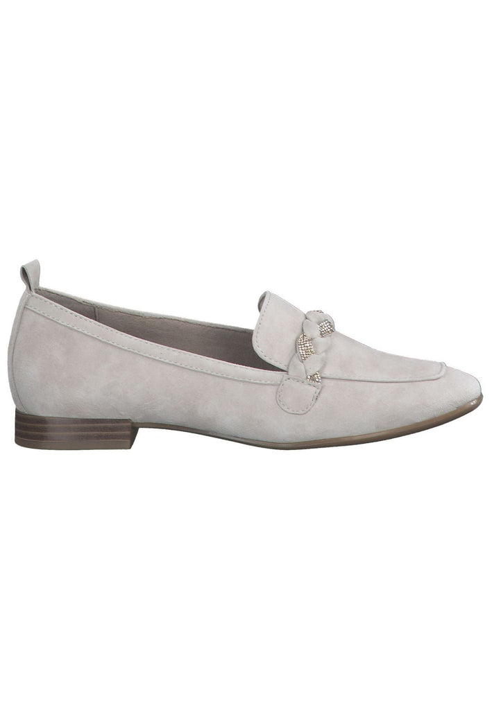 Tamaris Comfort Slipper Leder Taupe