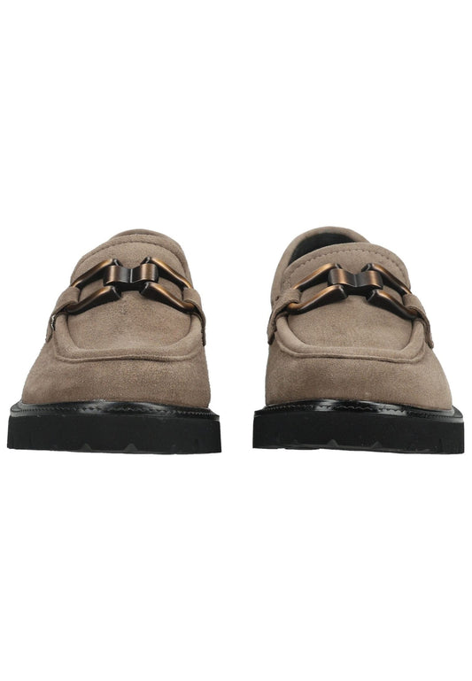 Tamaris Comfort Slipper Veloursleder Taupe