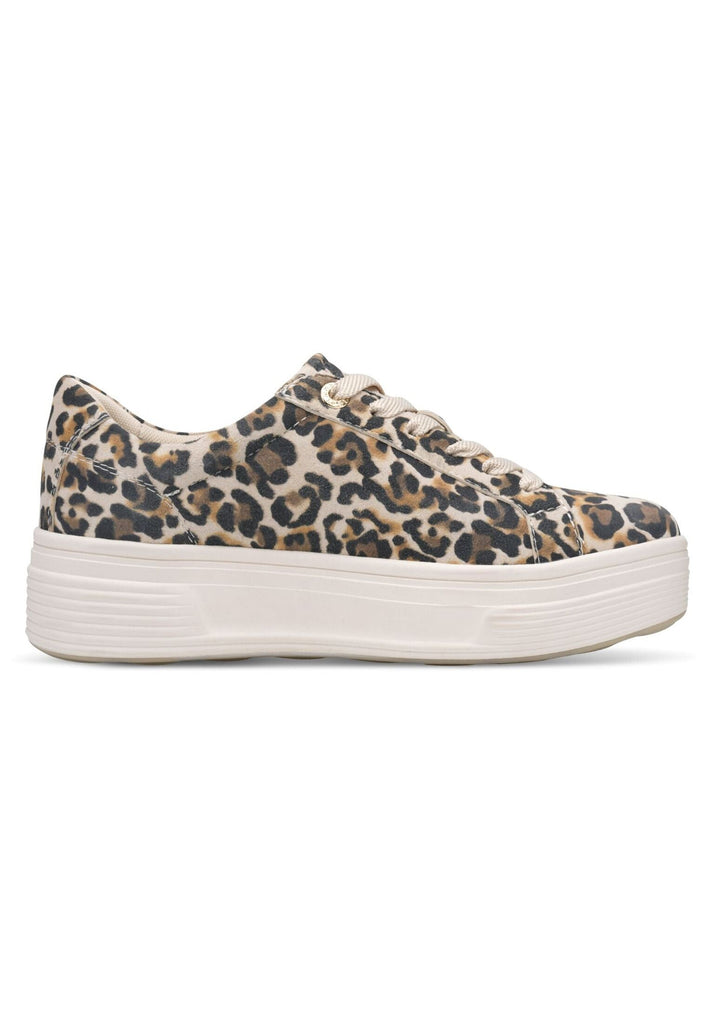 Tamaris Comfort Sneaker Leder/Textil Leopard