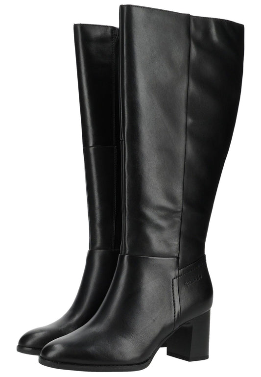 Tamaris Comfort Stiefel Leder Schwarz/Schwarz Warmfutter