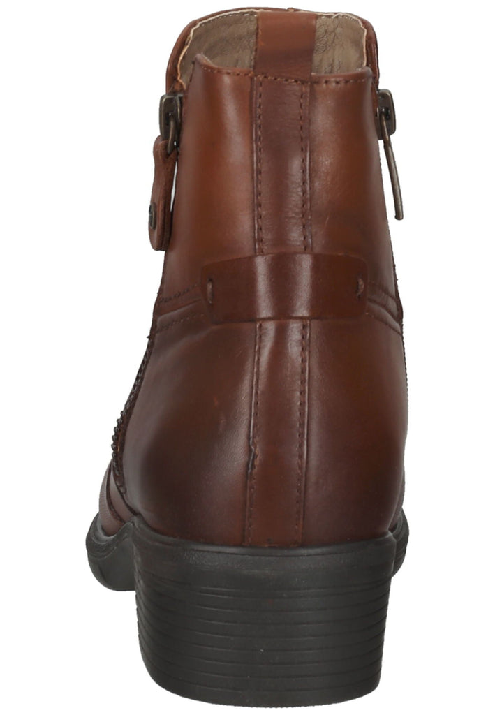 Tamaris Comfort Stiefelette Leder Cognac