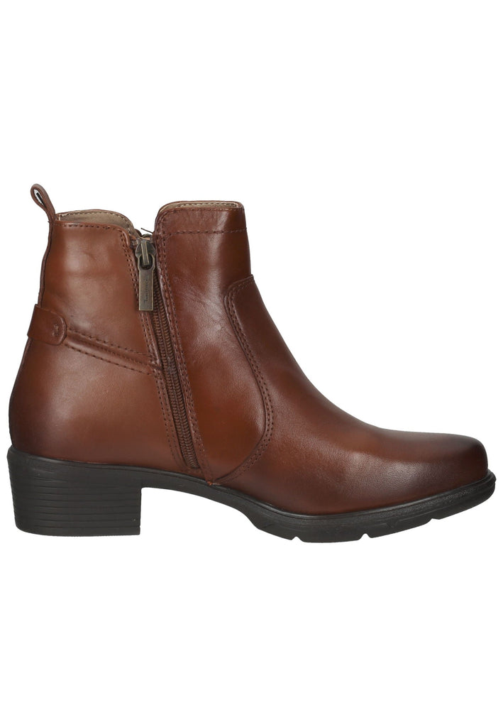 Tamaris Comfort Stiefelette Leder Cognac