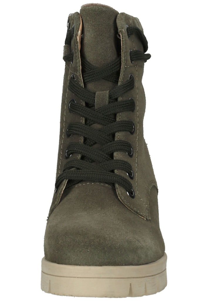 Tamaris Comfort Stiefelette Leder Khaki Warmfutter