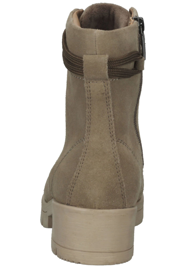 Tamaris Comfort Stiefelette Leder Taupe Warmfutter