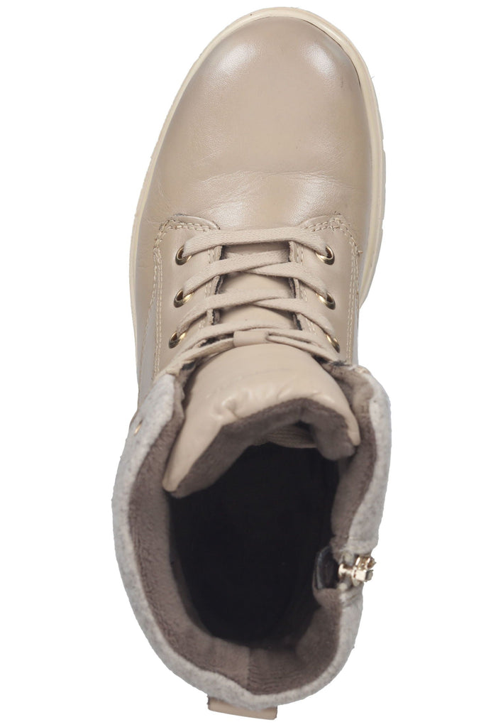 Tamaris Comfort Stiefelette Leder/Textil Ivory Warmfutter