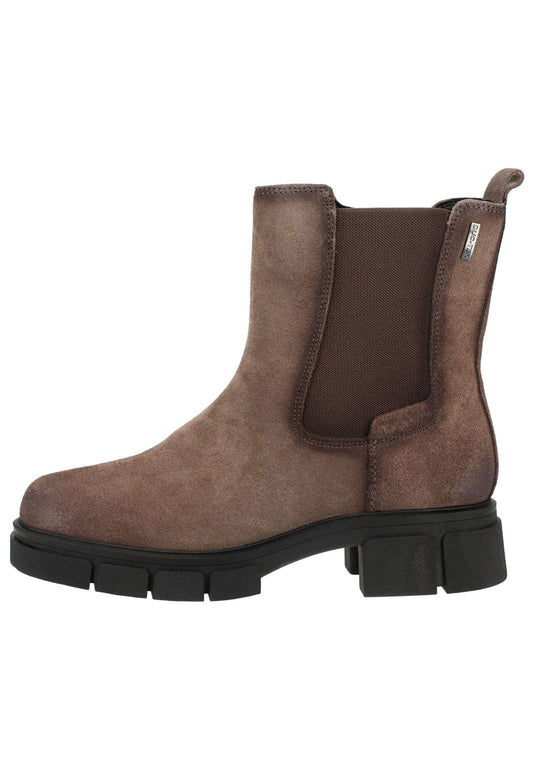 Tamaris Comfort Stiefelette Veloursleder/Textil Braun