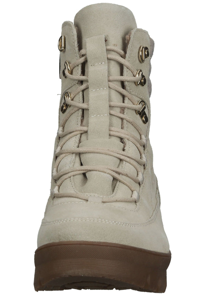 Tamaris Comfort Stiefelette Veloursleder/Textil Ivory Warmfutter