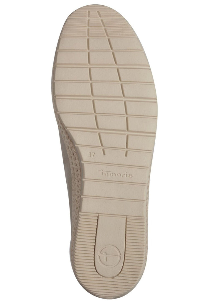 Tamaris Halbschuhe Leder Champagne