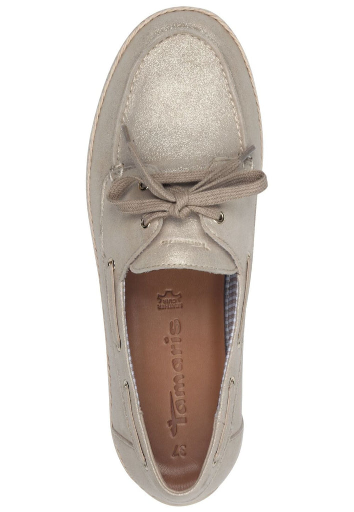 Tamaris Halbschuhe Leder Champagne