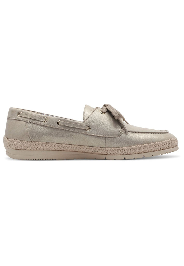 Tamaris Halbschuhe Leder Champagne
