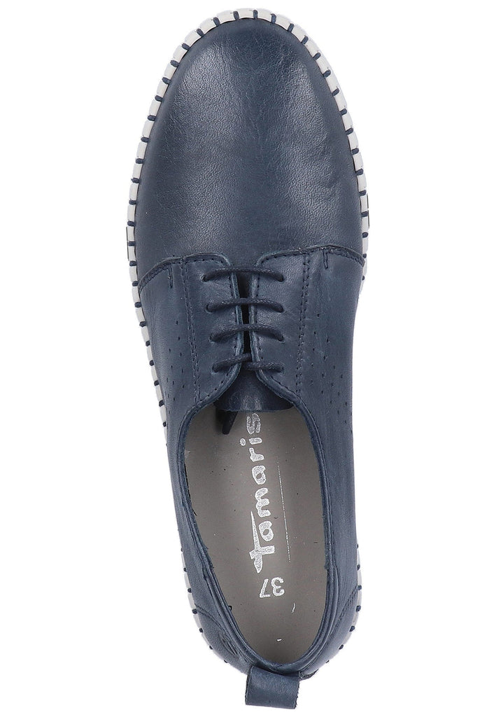 Tamaris Halbschuhe Leder Navy