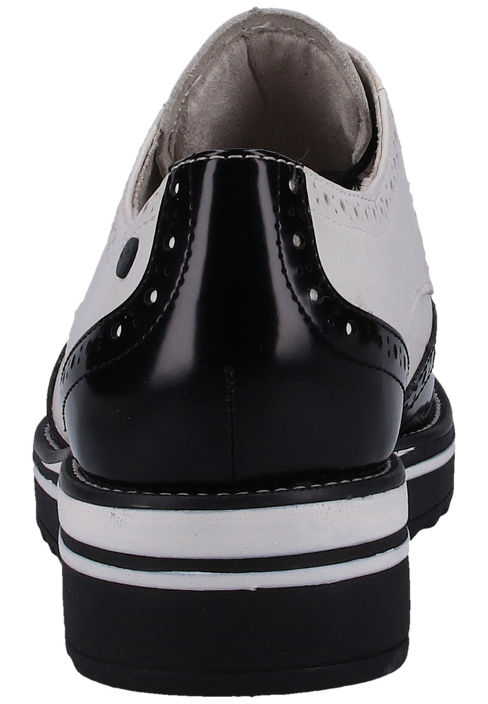 Tamaris Halbschuhe Leder/Synthetik Weiß/Schwarz
